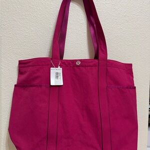lululemon athletica Pink Tote Bag